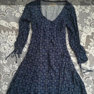 Blue floral Hollister dress